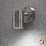 Konstsmide 7572-000 Modena Wandleuchte Edelstahl klares Glas, Reflektor