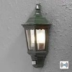 Konstsmide 7230-600 Firenze Wandleuchte mit Bewegungsmelder gr&uuml;n