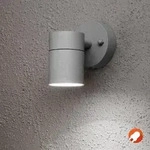 Konstsmide 7572-300 Modena Wandleuchte grau lackiertes Aluminium, klares Glas,