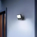 STEINEL XLED curved S LED Au&szlig;enstrahler in Anthrazit