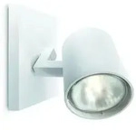 Philips myLiving Runner Dimmbarer Wand- und Deckenstrahler in Wei&szlig; mit schwenkbarem
