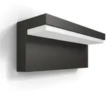 Moderne Philips myGarden LED Wandleuchte Bustan in Anthrazit