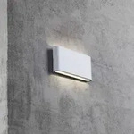 Flache LED-Au&szlig;enwandleuchte wei&szlig; Superschlankes Design