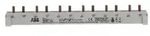 ABB PS2/12 Phasenschiene 2-phasig, 12 Pins, 10 mm2 Phasenfolge L1-L2-L1-L2-...