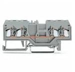 WAGO 280-833 Durchgangsklemme 4-Leiter 2,5 mm2 CAGE CLAMP grau