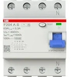 ABB F204 A S-63/0.3 FI-Schutzschalter 4P, Typ A, 63A, 300mA, selektiv