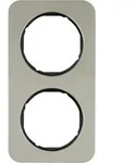 Berker 10122104 Rahmen 2fach R.1 E-Stahl schw
