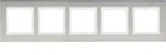 Berker 10253609 Rahmen 5fach waag E-St B.7 E-St/pw