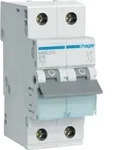 Hager LS-Schalter 2 polig 6kA B-16A 2M