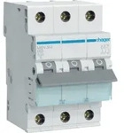 Hager LS-Schalter 3 polig 6kA B-63A 3M