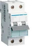 Hager LS-Schalter 1P+N 6kA C-25A 2M