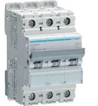 Hager LS-Schalter 3 polig 10kA/15kA C-63A 3M