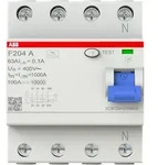 ABB F204 A-63/0.1 FI-Schutzschalter 4P, Typ A, 63A, 100mA