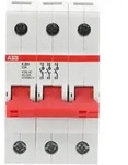 ABB E203/63R Trennschalter 3P, 63 A, Schaltgriff rot