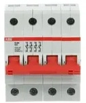 ABB E204/63R Trennschalter 4P, 63 A, Schaltgriff rot, &Auml;nderung Ursprung +