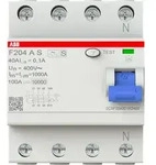 ABB F204 A S-40/0.1 FI-Schutzschalter 4P, Typ A, 40A, 100mA, selektiv