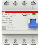 ABB F204 A-63/0.3 FI-Schutzschalter 4P, Typ A, 63A, 300mA