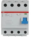 ABB F404A40/0.03 Fehlerstrom-Schutzschalter 40 A, 0.03 mA, 400V AC, 50HZ-Char., 4P,