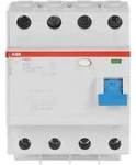 ABB F404A63/0.03 Fehlerstrom-Schutzschalter 63 A, 0.03 mA, 400V AC, 50HZ-Char., 4P,