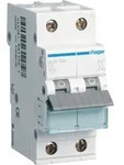 Hager LS-Schalter 1P+N 6kA C-6A 2M
