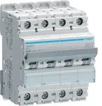 Hager LS-Schalter 3P+N 10kA/15kA B-25A 4M