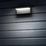 Moderne Philips myGarden LED Wandleuchte Bustan in Anthrazit 4000K neutralwei&szlig;es
