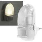 REV Ritter LED Nachtlicht mit Bewegungsmelder 230V, 3 wei&szlig;e LEDs, On/Off/Auto