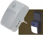 REV Ritter LED Nachtlicht mit Bewegungsmelder 230V, 6 wei&szlig;e LEDs, On/Off/Auto