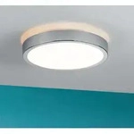 Spritzwasser gesch&uuml;tzte LED-Deckenleuchte chromfarben rund &Oslash;30cm Paulmann 70882