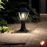 Philips myGarden 30cm hohe Traditionelle Wegeleuchte Alpenlicht in schwarz aus