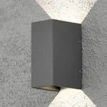 Konstsmide 7940-370 Cremona Wandleuchte anthrazitfarben lackiertes Aluminium,