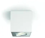 Puristischer Philips myLiving Box LED Deckenstrahler schwenkbar Warm Glow in Wei&szlig;