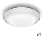 STEINEL Vario Quattro Pro S LED Outdoor Deckenleuchte 3.000K in Silber mit Sensor