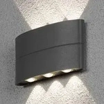 Konstsmide 7853-370 Chieri Wandleuchte anthrazit lackiertes Aluminium mit High Power