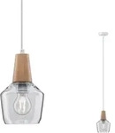 Paulmann 79745 Neordic Ylvie Pendelleuchte max1x20W E27 Klar/Holz