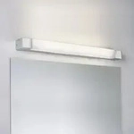 LED-Bad- und Spiegelleuchte Quasar 70cm Spitzwasserschutz in Chrom/Wei&szlig; Paulmann
