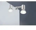 Galeria Simplo LED Spiegelleuchte 1x5.3W GU10 Eisen geb&uuml;rstet Metall Paulmann 99905