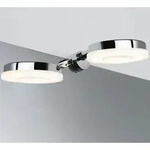 Moderne LED-Spiegelleuchte Becrux rund Chrom Paulmann 70881