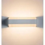 Dezente LED-Wandleuchte Bar Modern Art in Wei&szlig; aus Aluminium mit warmwei&szlig;em Licht