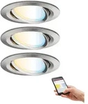 Paulmann 92962 LED Einbauleuchte Set Nova Plus ZigBee Tunable White Coin