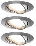 Paulmann 93421 Einbauleuchte Base Coin LED schwenkbar 3x5W Eisen geb/Metall