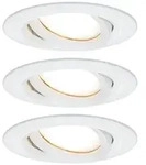Paulmann 93682 Einbauleuchte Set Nova Plus Coin dim IP65 rd schw LED 3x6.8W 633lm