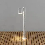 Konstsmide 7517-320 Modena Wegeleuchte galvanisierter Stahl, klares Acrylglas,