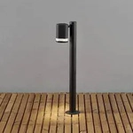 Konstsmide 7517-750 Modena Wegeleuchte schwarz lackiertes Aluminium, klares