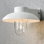Konstsmide 415-250 Mani Wandleuchte wei&szlig; lackiertes Aluminium, klares Glas, handmade