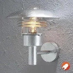 Konstsmide 7300-320 Modena Wandleuchte galvanisierter Stahl, klares Glas