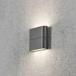 Konstsmide 7972-370 Chieri Wandleuchte anthrazit lackiertes Aluminium, opales