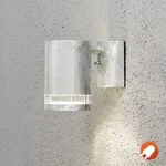 Konstsmide 7511-320 Modena Wandleuchte galvanisierter Stahl, klares Acrylglas,