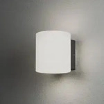 Konstsmide 7859-372 Foggia Wandleuchte grau lackiertes Aluminium, opales Acrylglas
