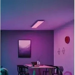 Smart Home ZigBee LED Decken Panel Amaris RGBW 120x30cm Wei&szlig; matt Metall Paulmann